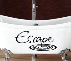 Escape Bathroom Vinyl Decal