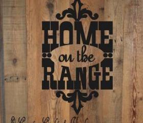 Home on the Range Vinyl Wall Art