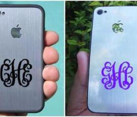 Cell Phone Monogram Decals