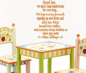 New Paths Walt Disney Quote Vinyl Decal