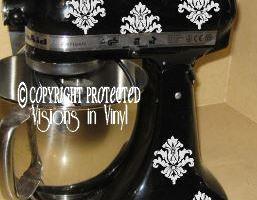 Damask Decal for Mixer